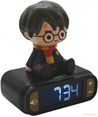 Digital alarm clock with Harry Potter3D night light and sound effects
