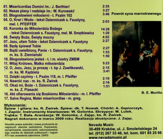 Koronka do Miłosierdzia Bożego [CD]