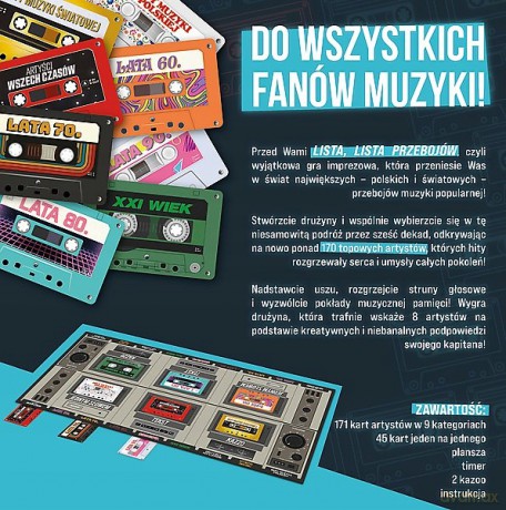 Lista, lista przebojów [GRA PLANSZOWA]