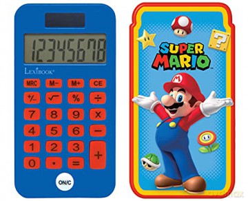 Mario Pocket calculator with protectioncover