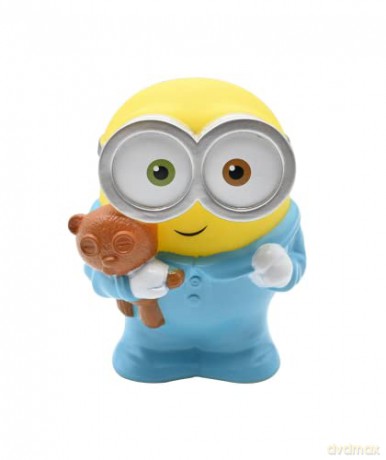 Minions 3D design color change pocketnight light approx 13 cm
