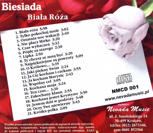 Biesiada Biała róża [CD]