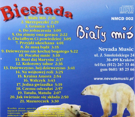 Biesiada Biały miś [CD]