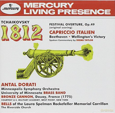 Dorati-Minneapolis Symph.Orch.: Tchaikovsky:1812,Capriccio Italien [CD]