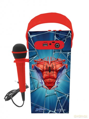 Spider-Man Trendy Portable BluetoothSpeaker with mic and amazing lights effects