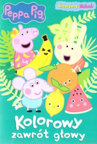 Świnka Peppa- Kreatywny maluch- Kolorowy [KSIĄŻKA]