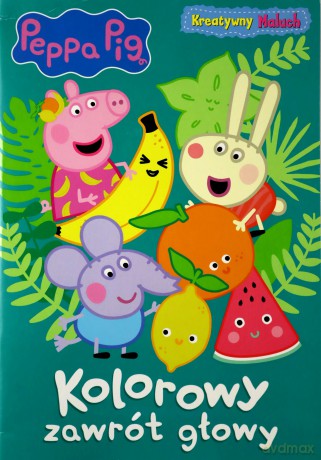 Świnka Peppa- Kreatywny maluch- Kolorowy [KSIĄŻKA]
