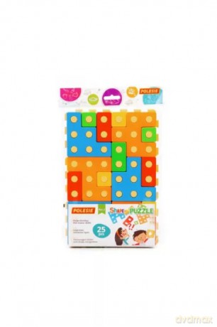 Zabawka edukacyjna"Ułuż puzzle" Nr 2 (25 elementów) (w woreczku)
