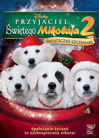 Przyjaciel Świętego Mikołaja 2: Świąteczne szczeniaki (Disney) [DVD]