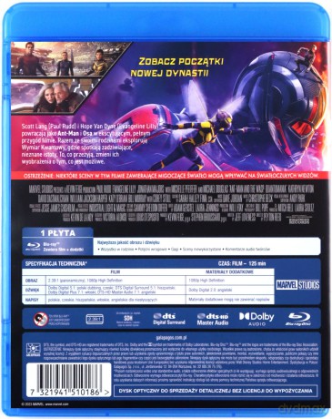 Ant-Man i Osa: Kwantomania [Blu-Ray]
