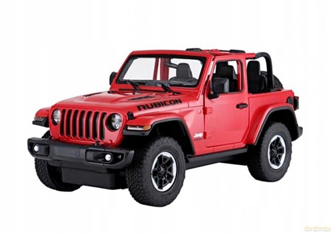 Auto R/C Jeep Wrangler Rubicon 1:14 Rastar Czerwony 4677