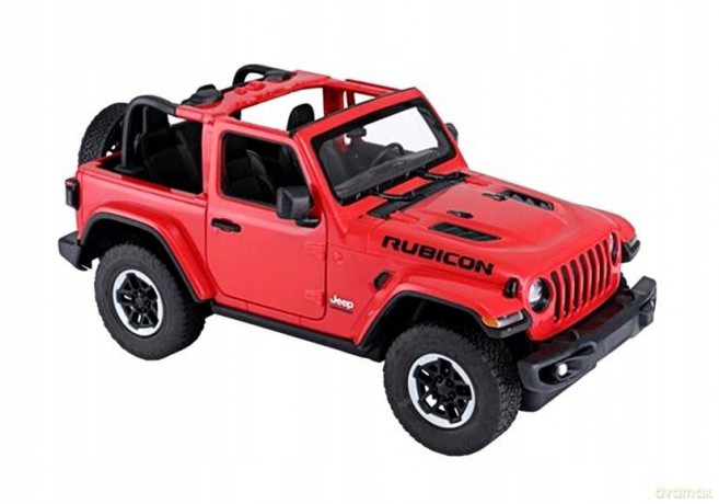 Auto R/C Jeep Wrangler Rubicon 1:14 Rastar Czerwony 4677