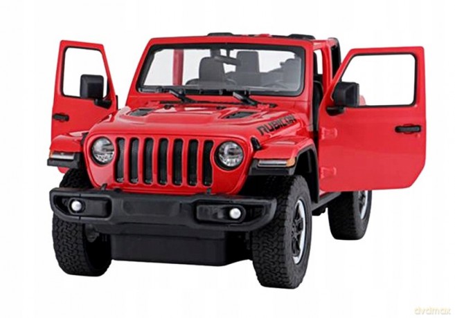 Auto R/C Jeep Wrangler Rubicon 1:14 Rastar Czerwony 4677