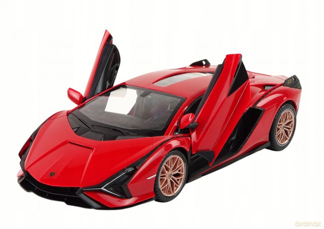 Auto R/C Lamborghini Sian FKP 37 Rastar 1:14 Czerwone Na Pilota 12798