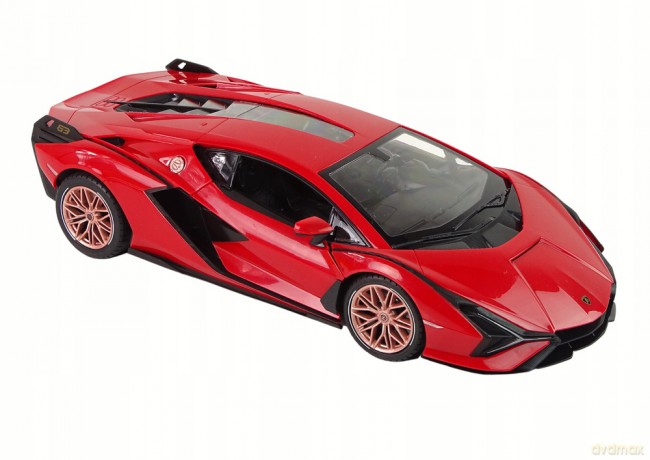 Auto R/C Lamborghini Sian FKP 37 Rastar 1:14 Czerwone Na Pilota 12798