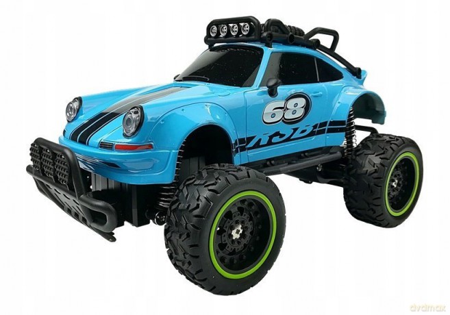 Auto Zdalnie Sterowane R/C Beetle 6.5 km/h Niebieskie 2.4G 6656
