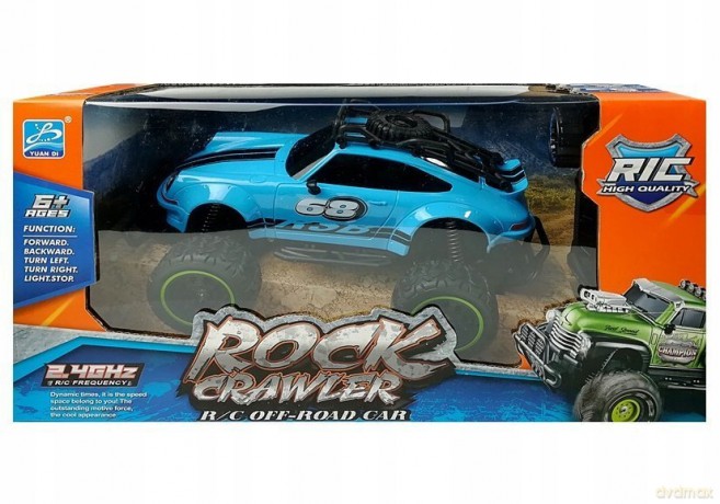 Auto Zdalnie Sterowane R/C Beetle 6.5 km/h Niebieskie 2.4G 6656
