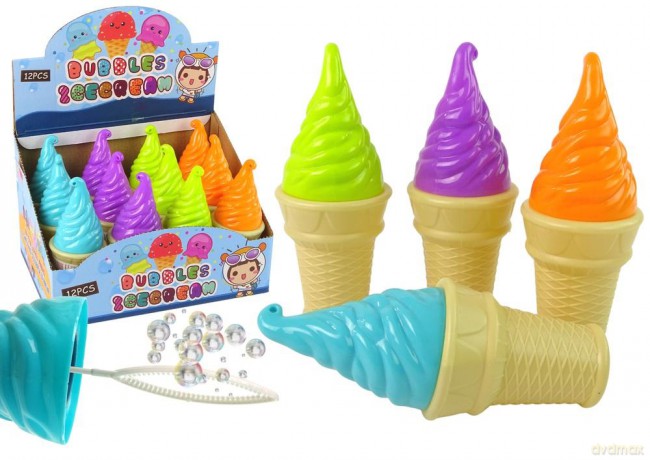 Bańki Mydlane Lody 4 Kolory 80 ml 13141