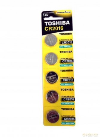 Bateria TOSHIBA CR2016 3V/sztuka