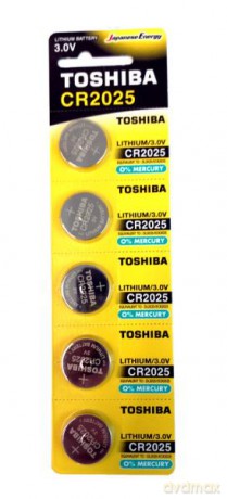 Bateria TOSHIBA CR2025 3V