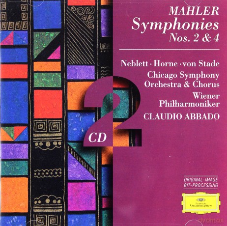 Double Abbado Wp: Mahler Symphhonies 2&4 [2CD]