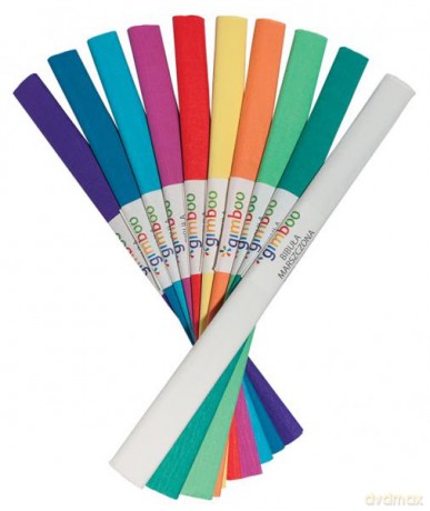Bibuła marszczona Gimboo 50x200 cm mix
