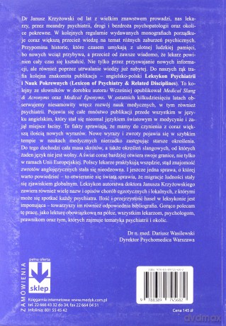 Leksykon Psychiatrii i Nauk Pokrewnych  -  Janusz Krzyżowski [KSIĄŻKA]