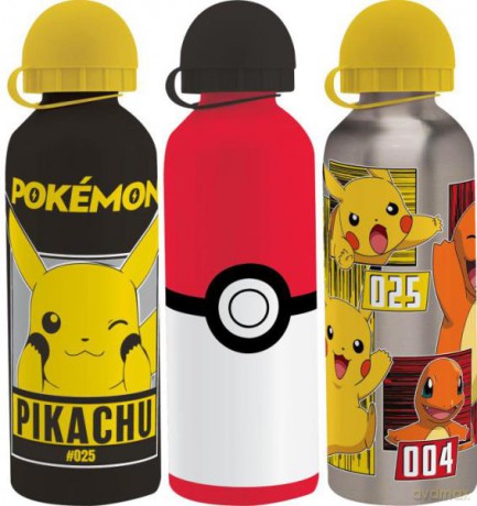 Bidon aluminiowy 500 ml 3 wzory Pokemon PK0001 mix