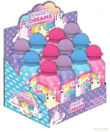 Bidon aluminiowy 500 ml Jednorożec Sweet Dreams KL10530 mix butelka na wodę