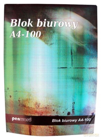 Blok biurowy A4 100k kratka 55g