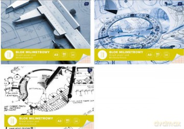 Blok milimetrowy A3 20k Int