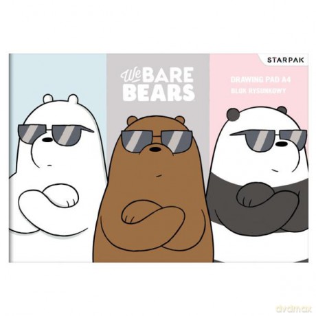 Blok rysunkowy A4 Barbie Bears