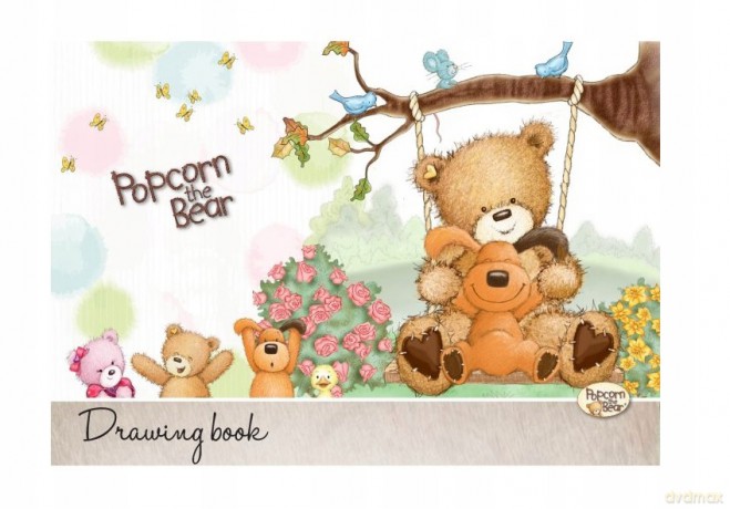 Blok rysunkowy POPCORN BEAR A3 20k. 140g