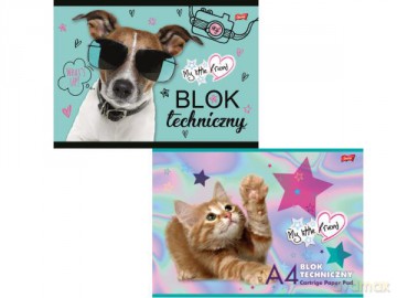 Blok techniczny A4 10k My Little Friend