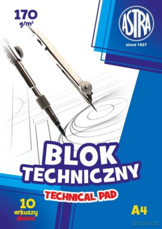 Blok techniczny A4 170g