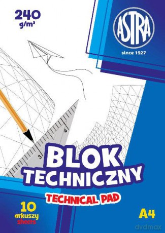 Blok techniczny A4 240g