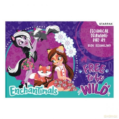 Blok techniczny A4/10k Enchantimals