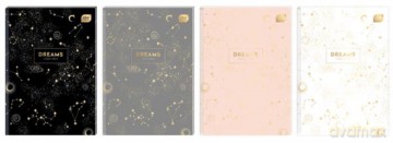 Brulion A4 96k kratka 70g Metallic Dream mix