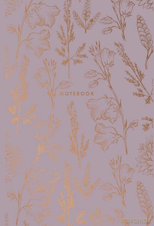 Brulion A5 80k kratka kremowy papier, Gold 101020030