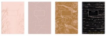 Brulion A5 96 kratka 70g Metallic Rose Gold mix