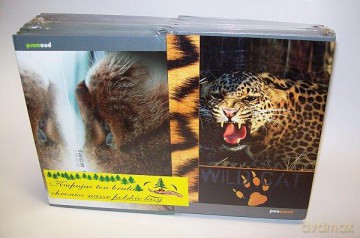 Brulion A5 96k linia Animals, penword