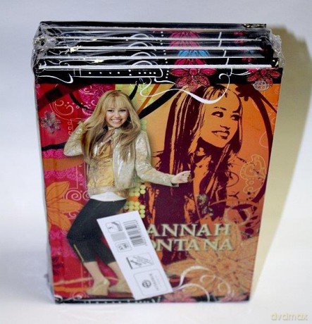 Brulion A5/96k kratka Hannah Montana brokat.