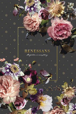 Brulion B5 80k linia kremowy papier Renessans
