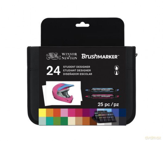 Brushmarker kpl 24kol GREYS 0290079