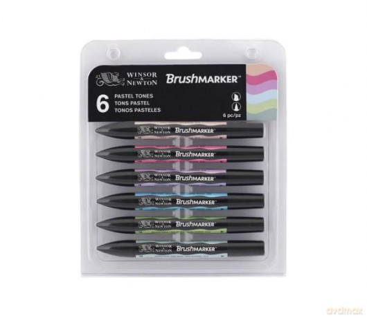Brushmarker kpl.6 Pastel Tones