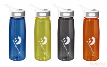 Butelka typu bidon 750 ml z uchwytem BEST Sporting mix kolorów 51630