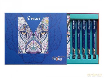 Cienkopis Frixion Fineliner 5kol gift