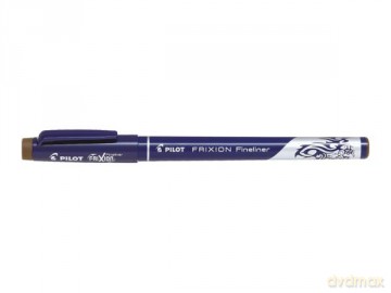 Cienkopis Frixion Fineliner brązowy