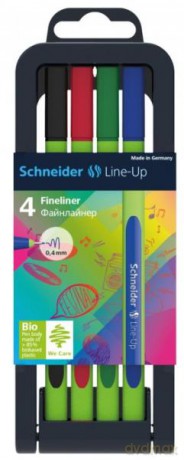 Cienkopis SCHNEIDER Line-Up 0,4mm 4kol