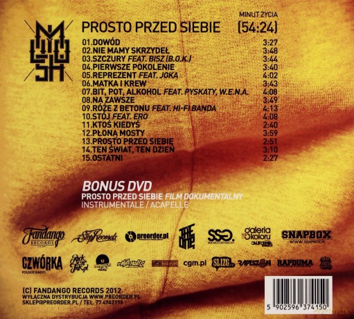 Miuosh: Prosto przed siebie (digipack) [CD]+[DVD]